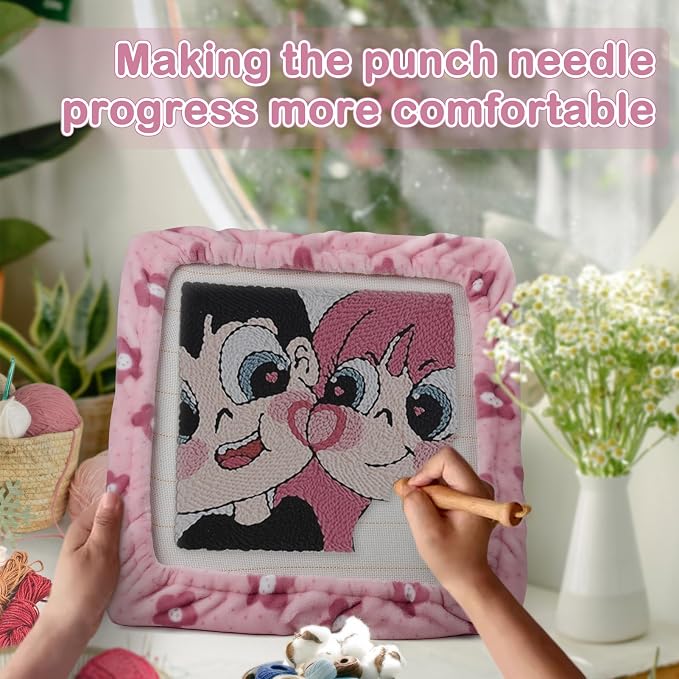 ICZW Gripper Strip Frame Punch Needle Rug Hooking Frame - Image 7