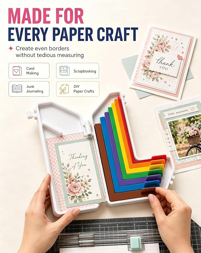 7pcs Paper Crafting Alignment Guides - Image 7
