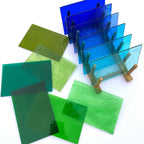 LITMIND 24 Sheets Transparent Cathedral Stained Glass Variety Pack – 4 x 6 Inch - Image 5