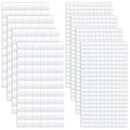 Lusofie 1320Pcs Square Foam Sided Adhesive Sticker Set 3D Pop White 2-Side Foam by Lusofie