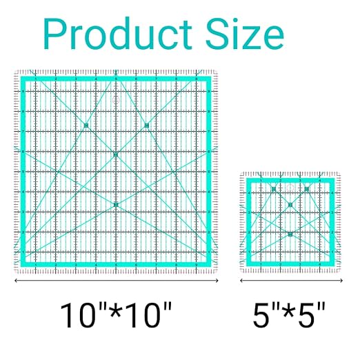 2 Quilting Rulers, Square Quilting Rulers | Square Rulers, Quilting Squares - Image 4