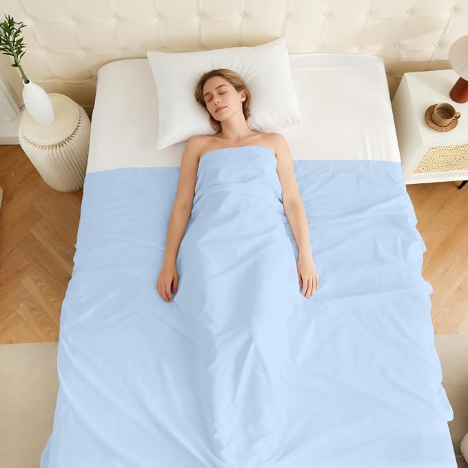 Bulk Queen Flat Sheets Only, 6 Pack Quick Sort Top Bed Sheet, Color-Coded Label - Image 7