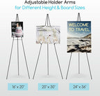 MEEDEN 6Pcs Easel Stand for Sign: 63" Art Metal Easels for Display - Image 4