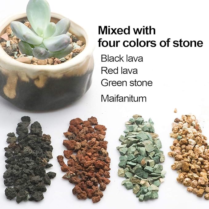TOYPOPOR Mix Horticultural Lava Rock Pebbles Pumice Potting Soil Amendment - Image 5