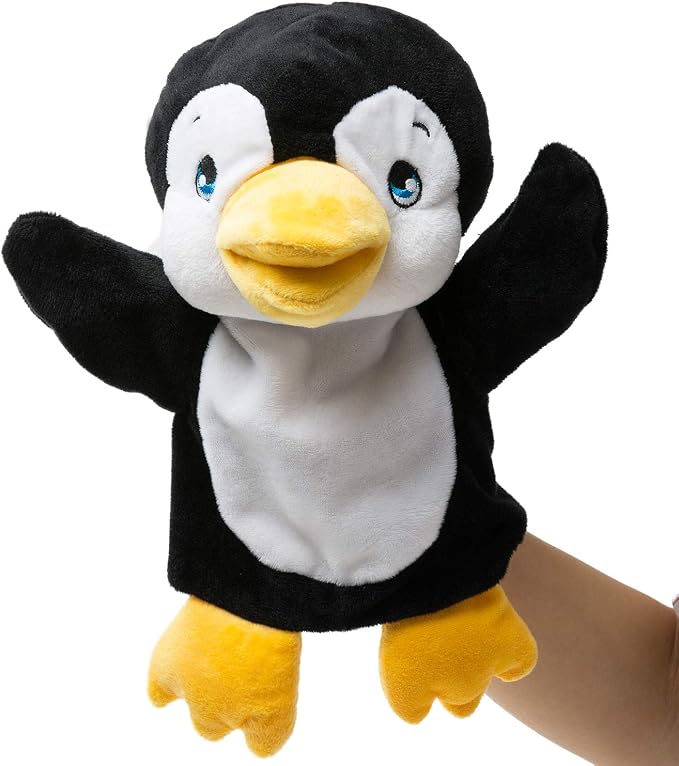 HollyHOME Plush Zoo Friends Hand Puppet Animal Puppet Penguin by HollyHOME