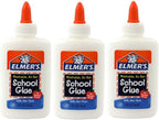 Elmer's Washable No-Run School Glue, 4 oz, 3 Pack by Unknown