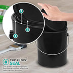 1 Gallon Plastic Paint Bucket - Image 3