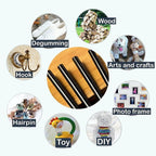 Mini Black Hot Glue Gun Sticks 40 PCS 8" Long x 0.27" Diameter Compatible - Image 5