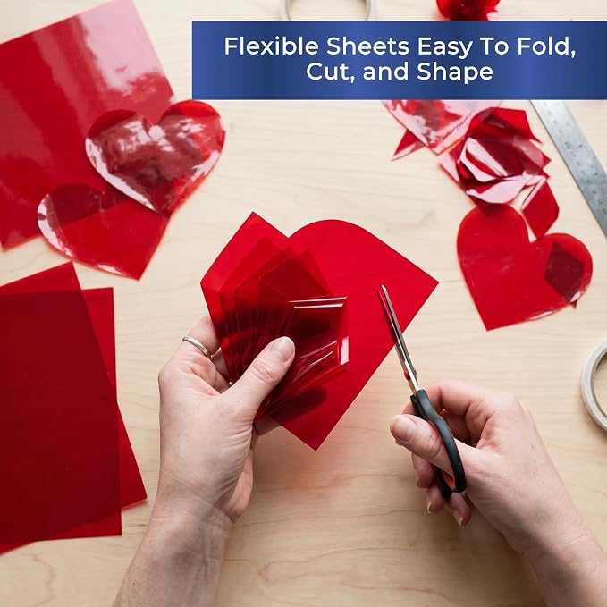 FIESTA WRAPS Red Cellophane Sheets 150-Pack - Image 6