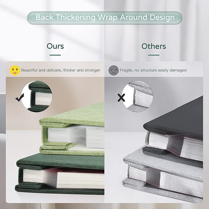 Popotop Large Photo Album Self Adhesive 4x6 5x7 8x10 Scrapbook Album DIY - Image 6