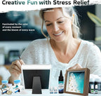 iLAND Crafts for Adults Zen Ocean Resin Art Kit, Creative Teen Crafts Resin Kit - Image 5