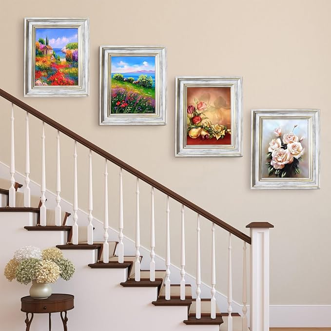LUCKYLIFE 8x10 Picture Frame Set of 4 - Image 6