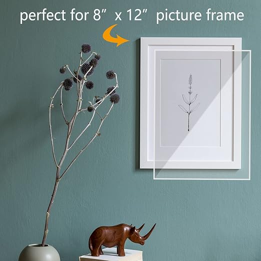 YSTIME 8" x 12" Clear Acrylic Sheet Plexiglass Plastic Sheet - Image 6