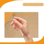 2 Pack 12'' x 16'' Translucent Orange Acrylic Sheet, 3mm Thick Acrylic Plastic - Image 3