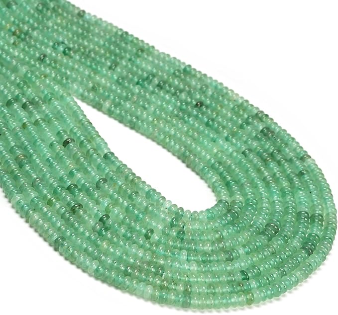 ICAI 2x4mm Natural Rondelle Beads – Loose Gemstone Spacers by CAI+YI+MING
