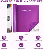 Purple Glitter HTV Heat Transfer Vinyl - Image 6