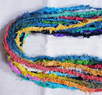 20-Piece Bright Cotton Yarn Strips 1 Yard Colorful Frayed Fabric Ribbon - Image 7
