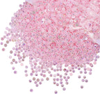 qiipii 3200PCS 4mm Small Light Pink AB Half Round Pearls Gems by qiipii