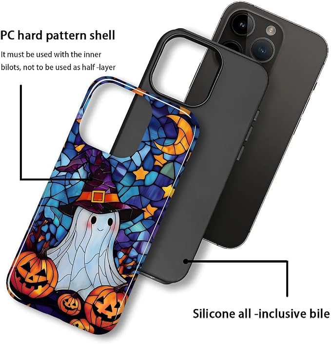 Case for iPhone 13 Pro, Scratch Resistant Hybrid Double Layer Hard - Image 2