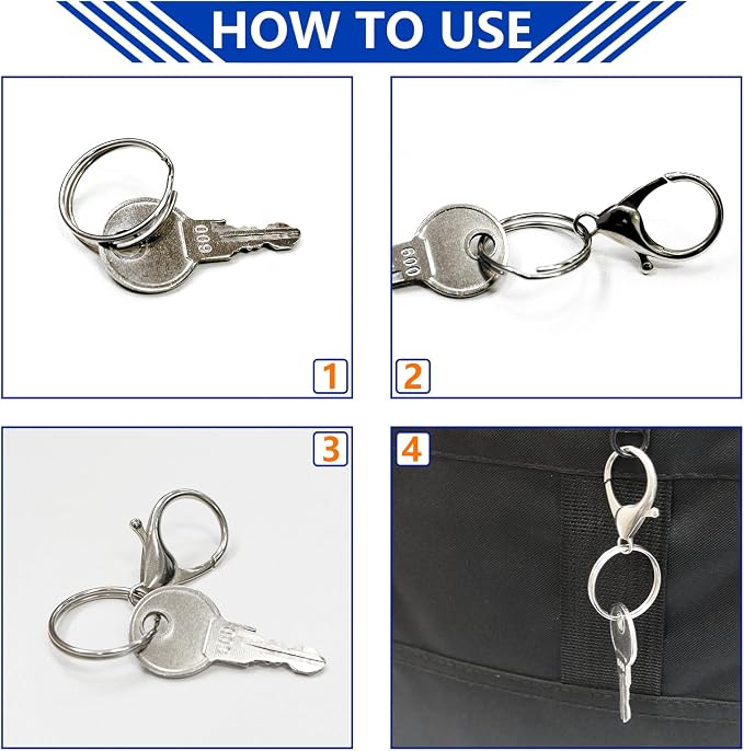 325pcs Keychain Making Kit Keychain Clips - Image 5