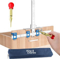 King&Charles Metal Cabinet Hardware Jig & Auto Center Punch Set | Avoid Jitter by King%26Charles
