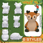 Gemscream 6 Sets Animal Painting Craft Kits Wild Animal Ceramics to Paint - Image 2