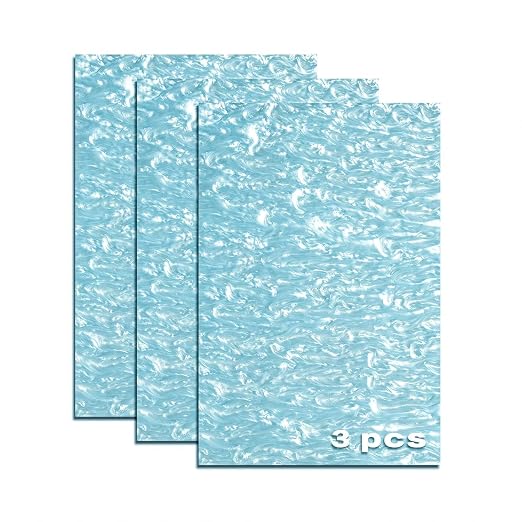 TOEPODO Pearlescent Ripple Cast Acrylic Sheets 1/8inch Thick Marble Acrylic by WelcomeTOEPODO