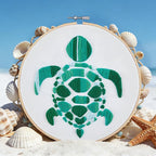 Sea Turtle Embroidery Kits for Beginners Adults, Hand DIY Embroidery Starter Kit - Image 4