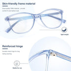 Madison Avenue Blue Light Blocking Glasses Anti Eyestrain UV Glare Blue Light - Image 4