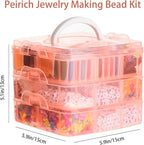 Peirich Jewelry Making Bead Kits, Includes 44 Colors Embroidery Floss - Image 2
