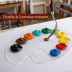 Phinus Pallet Knife 8P, Stainless Steel Palette Knife Set, Flexible Palette - Image 4