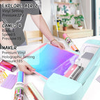 WRAPXPERT Holographic Permanent Vinyl, Color Shift Chrome Adhesive Vinyl Easy - Image 3