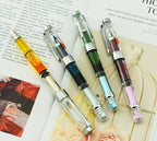 Lanxivi Yongsheng 3008 Piston Fountain Pen EF Extra Fine Nib, Transparent - Image 4