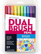 Tombow 56185 Dual Brush Pen Art Markers, Brush and Fine Tip Markers by Tombow
