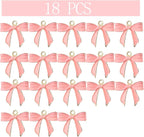 Bow Charms for Bracelet Jewelry Making Cute Bracelet Charms | 18Pcs, Bow Charms - Image 2