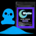 Matio Glow in The Dark Pigment Powder, 15g/0.5oz Fluorescent Purple Epoxy Resin by Matio