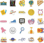 50PCS Back to School Stickers, First Day of School Teacher Reward Party - Image 7