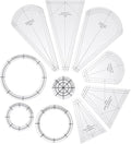 Kigley 10 Pcs 10 Inch and 5 Inch Dresden Plate Template by Kigley