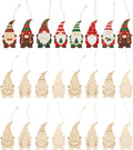 FOMIYES 40Pcs Christmas Wooden Gnome Hanging Decorations by FOMIYES