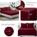 JOLLYVOGUE Full Comforter Set, Ultra-Soft Bed in a Bag Full Size 7 Pieces - Image 4
