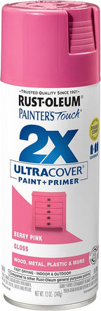 Rust-Oleum Painter's Touch 2X Ultra Cover Spray Paint, Gloss Berry Pink | by Rust-Oleum
