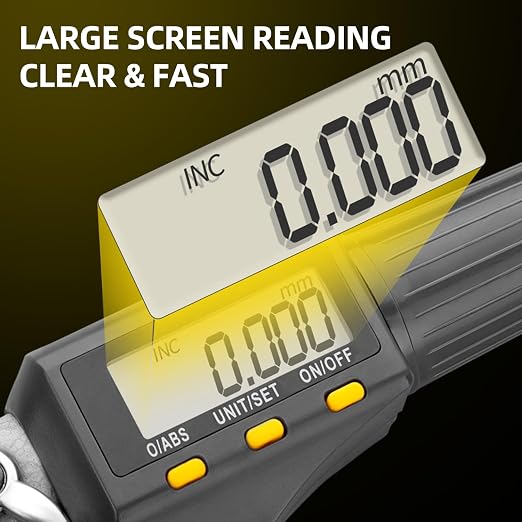 GRENPRO Digital Micrometer Measuring Tool, Professional Inch/Metric Precision - Image 2