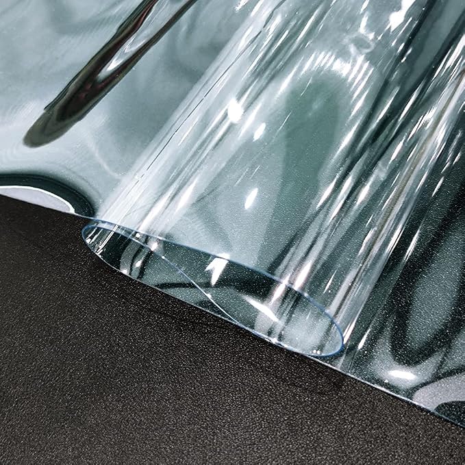 30x135cm Transparent PVC Vinyl, 0.4mm Neon Solid Color Waterproof Fabric Super - Image 3
