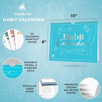 Clever Fox Habit Tracker Calendar – Inspirational Goal Tracker and Habit - Image 2