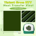 Tintnut Bronze Green Heat Transfer Vinyl, easy cut & weed, stretch washable - Image 2