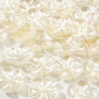 40pcs Flower Shape Beads White Pearl Flower Beads Color Lily Beads - Image 3