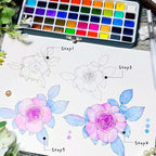 Artecho Watercolor Paint Set 100 Colors - Image 4