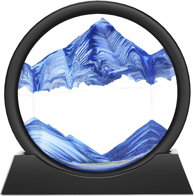 Wai Danie Moving Sand Art Picture 3D Hourglass Deep Sea Sandscape Liquid Motion by WaiDanie