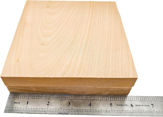 2PCS Unfinished Basswood Blocks - Image 3