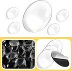 72 Pieces Round Craft Magnets Glass Ceramic Ferrite Magnet - Image 3